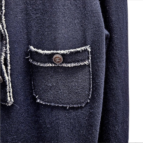 Vintage Chanel cashmere sweater dress size 44 - Picture 2 of 5